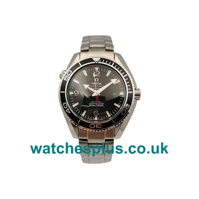 UK Best Quality Omega Seamaster Planet Ocean 232.30.42.21.01.001 Replica Watches With Black Dials For Men