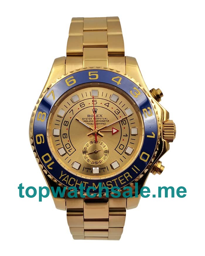 UK Cheap Rolex Yacht-Master II 116688 Replica Watches With Champagne Dials For Sale