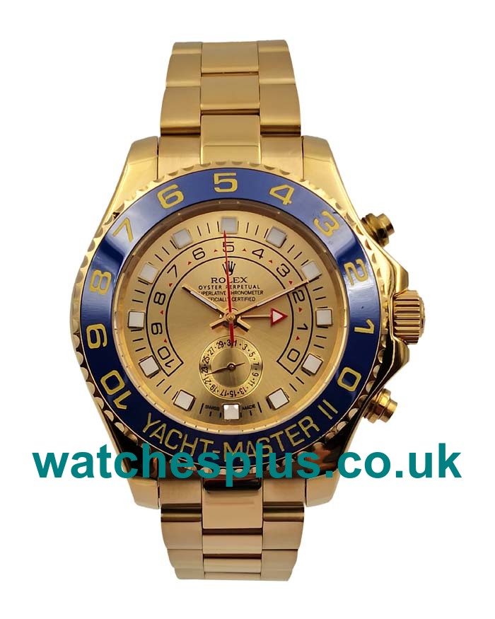 UK Cheap Rolex Yacht-Master II 116688 Replica Watches With Champagne Dials For Sale