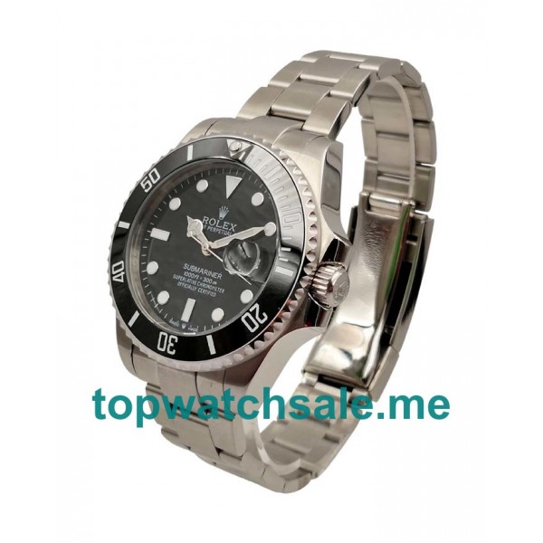 UK Swiss Luxury Rolex Submariner 116610 LN Replica Watches With Black Dials And Steel Cases For Sale