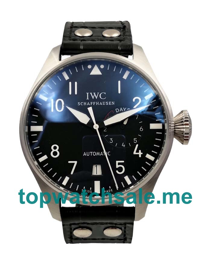 UK High Quality Fake IWC Big Pilots IW500401 With Black Dials And Steel Cases For Sale
