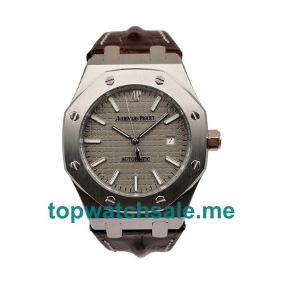 UK Perfect Replica Audemars Piguet Royal Oak 15300ST Watches With Gray Dials For Men