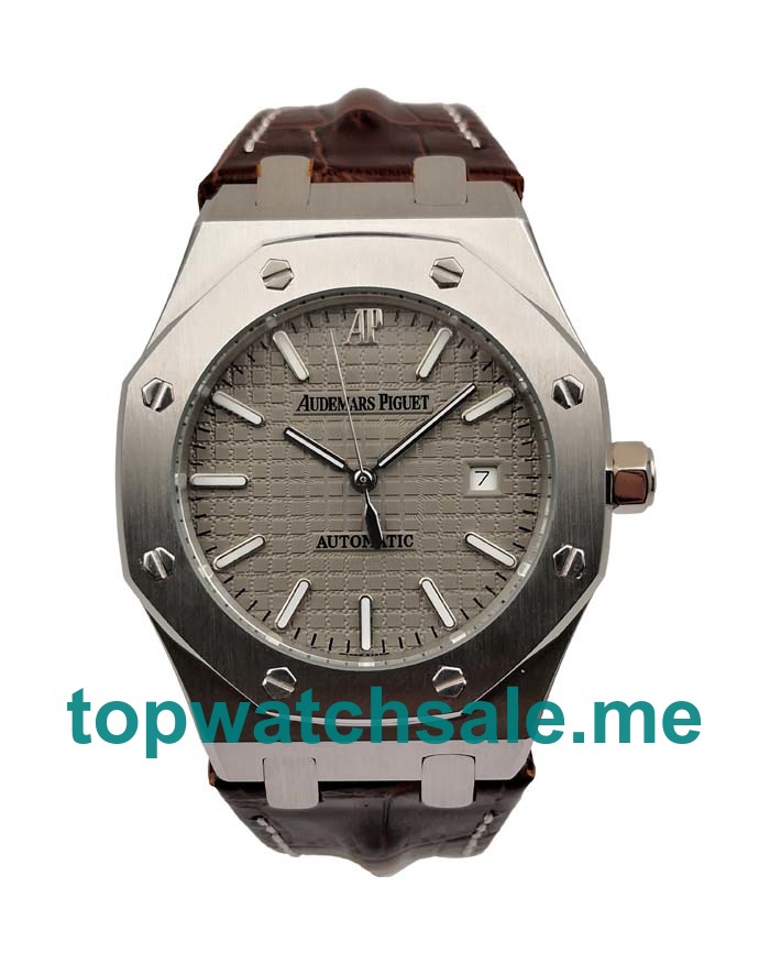 UK Perfect Replica Audemars Piguet Royal Oak 15300ST Watches With Gray Dials For Men