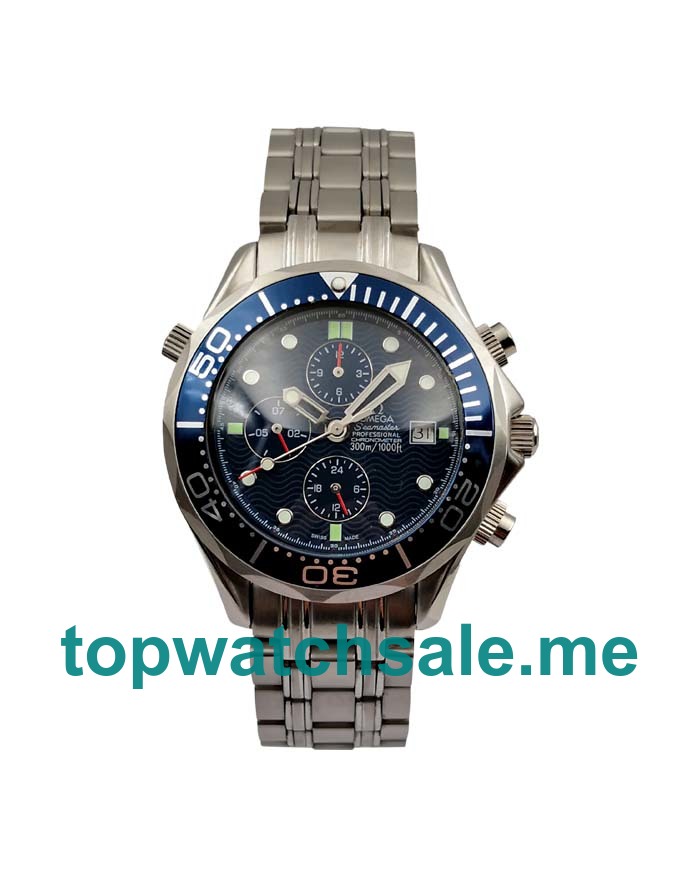 UK AAA Quality Replica Omega Seamaster Chrono Diver 2599.80 With Blue Dials For Men