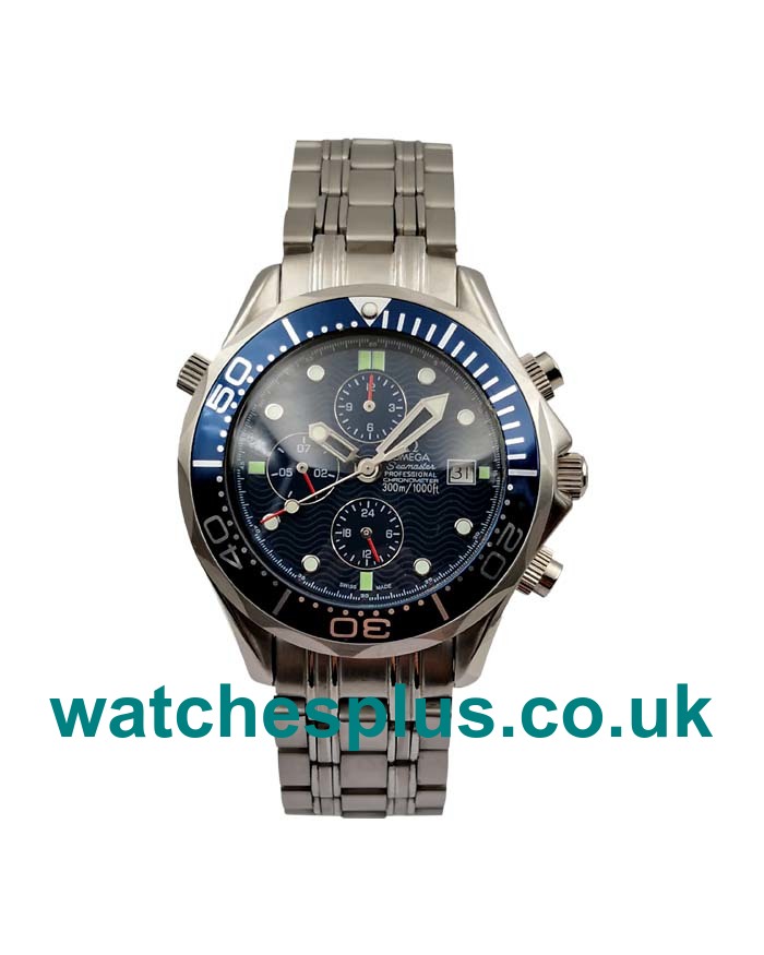 UK AAA Quality Replica Omega Seamaster Chrono Diver 2599.80 With Blue Dials For Men