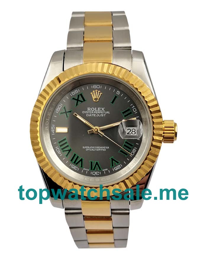 UK Best Quality Rolex Datejust 116333 Replica Watches With Gray Dials For Sale