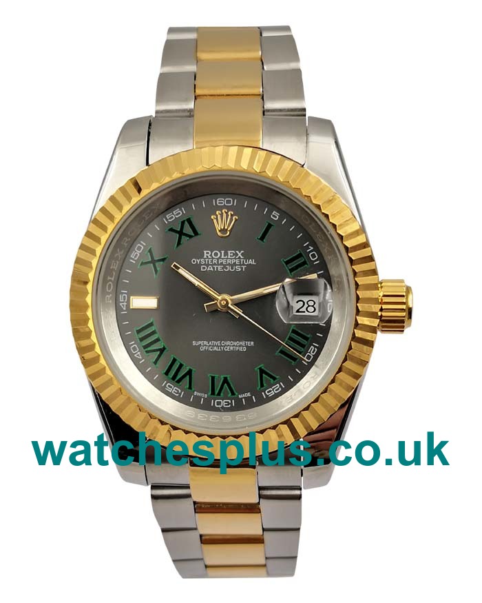 UK Best Quality Rolex Datejust 116333 Replica Watches With Gray Dials For Sale