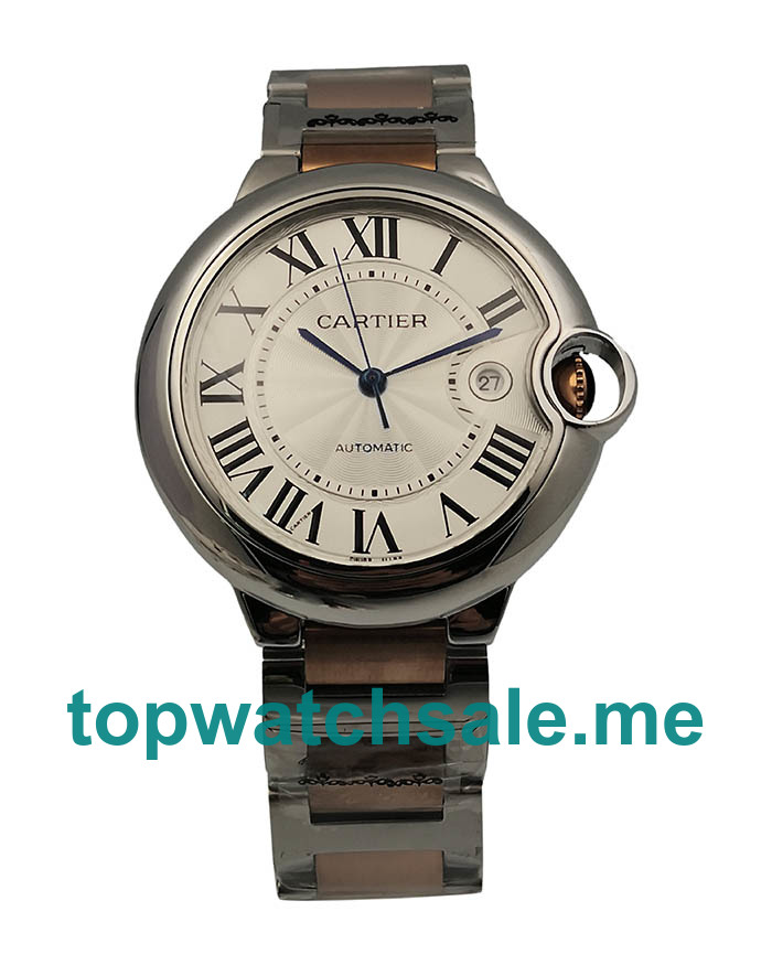 UK Luxury Replica Cartier Ballon Bleu W69009Z3 Watches With Silver Dials For Sale