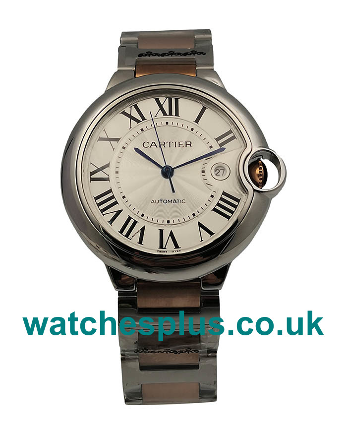 UK Luxury Replica Cartier Ballon Bleu W69009Z3 Watches With Silver Dials For Sale