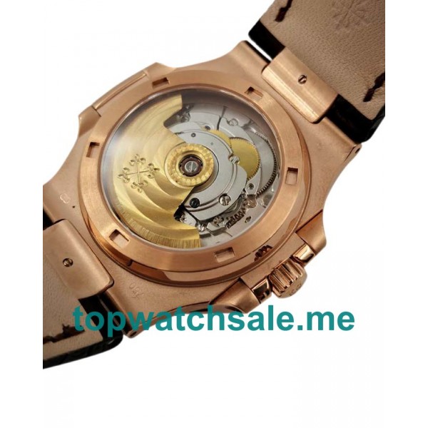 UK Perfect Replica Patek Philippe Nautilus 5711R Watches With Brown Dials For Men