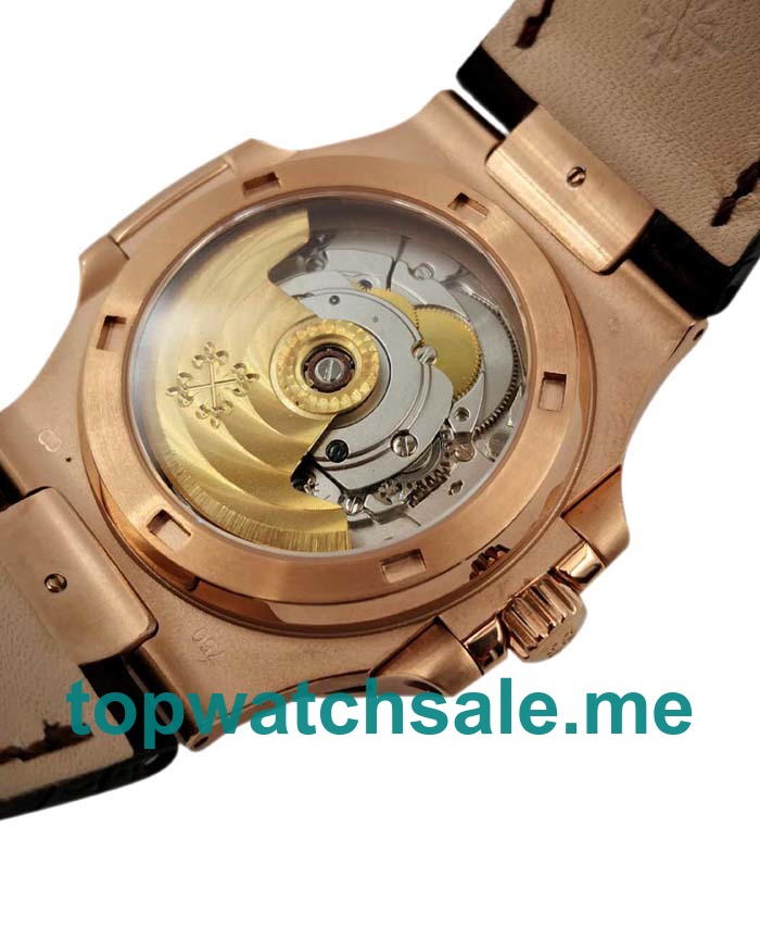 UK Perfect Replica Patek Philippe Nautilus 5711R Watches With Brown Dials For Men
