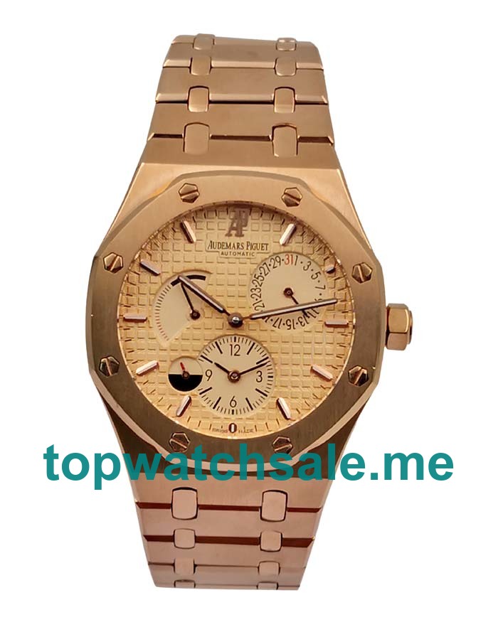 UK Best Quality Rose Gold Fake Audemars Piguet Royal Oak 26120OR For Sale Online