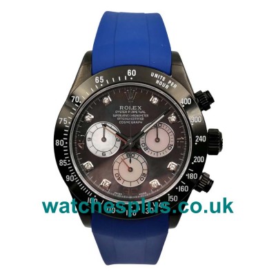UK 40 MM Grey Dials Rolex Daytona 116519 Replica Watches With Grey Dials For Men