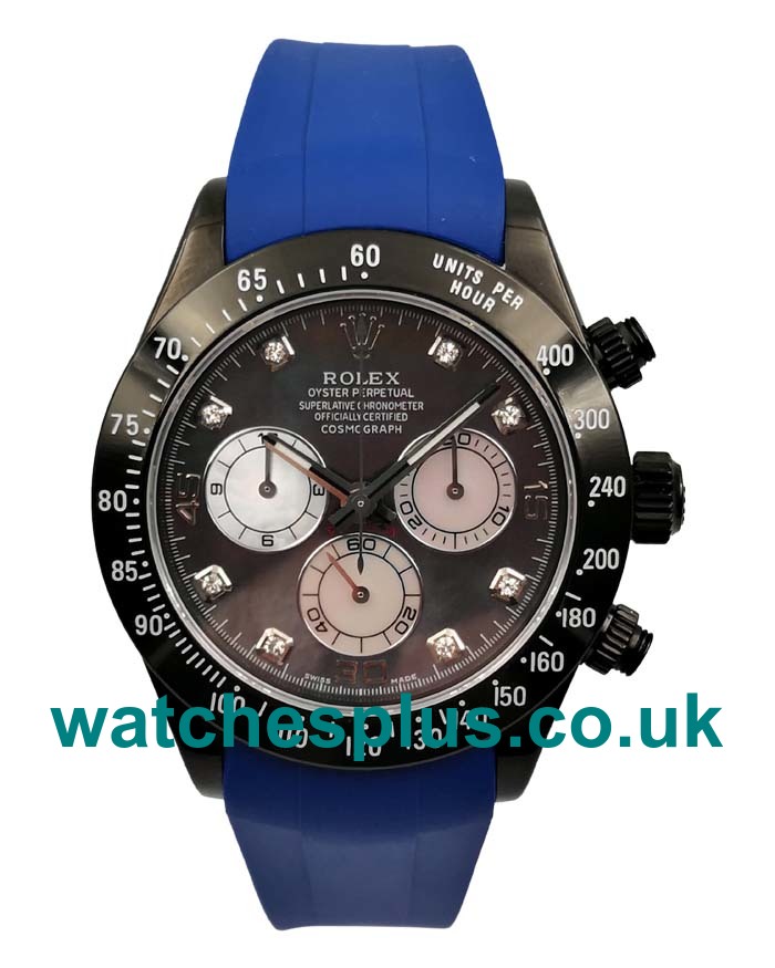 UK 40 MM Grey Dials Rolex Daytona 116519 Replica Watches With Grey Dials For Men