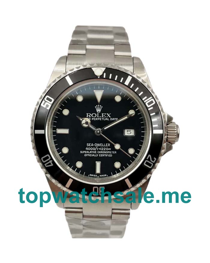 UK Best Quality Rolex Sea-Dweller 116600 Replica Watches With Black Dials Online
