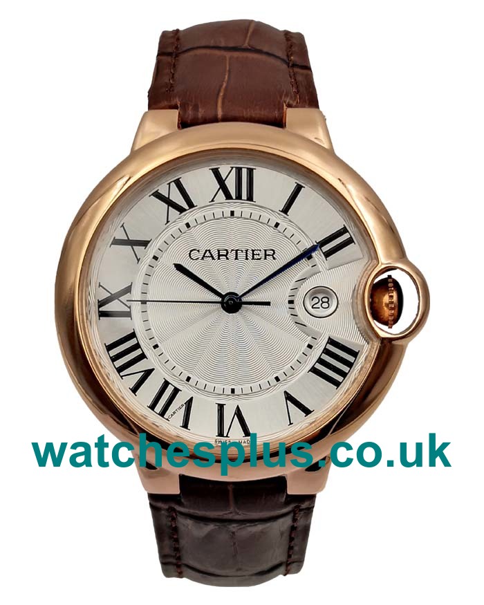 UK Perfect Cartier Ballon Bleu W6900651 Replica Watches With Silver Dials For Sale