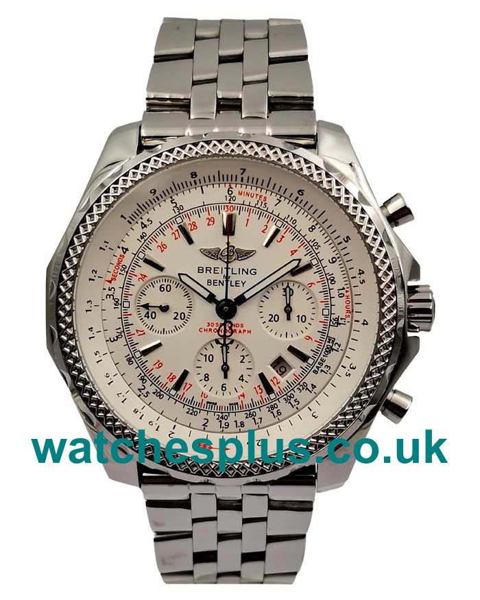 UK Top Quality Breitling Bentley Motors A25362 Fake Watches With White Dials For Men