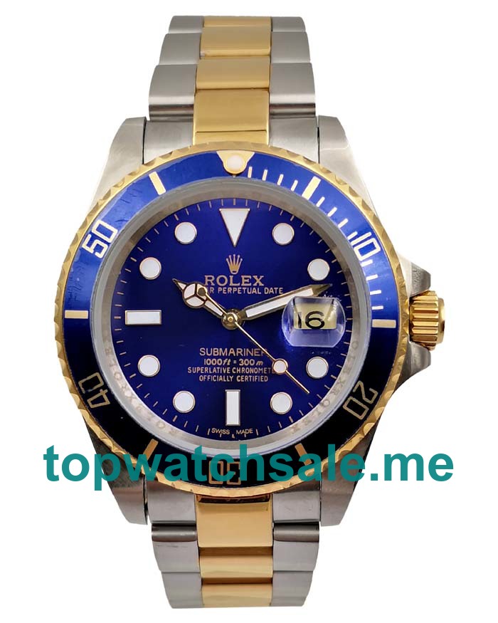UK Swiss Made Rolex Submariner 116613 LB Replica Watches With Blue Dials Online