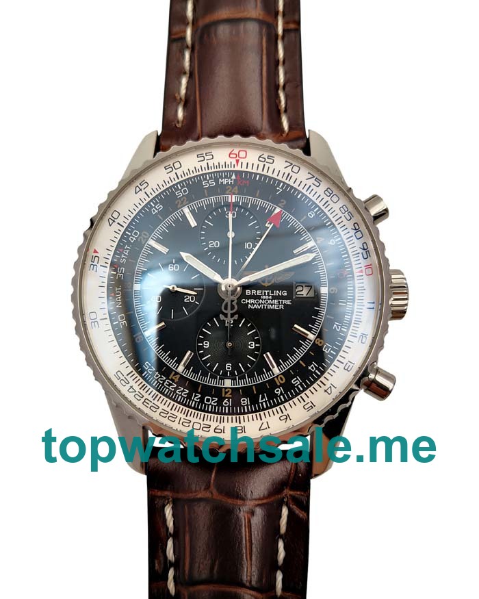UK Best Quality Breitling Navitimer A24322 Replica Watches With Black Dials Online