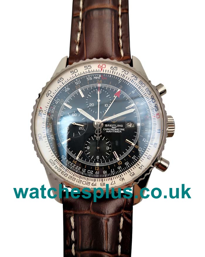 UK Best Quality Breitling Navitimer A24322 Replica Watches With Black Dials Online