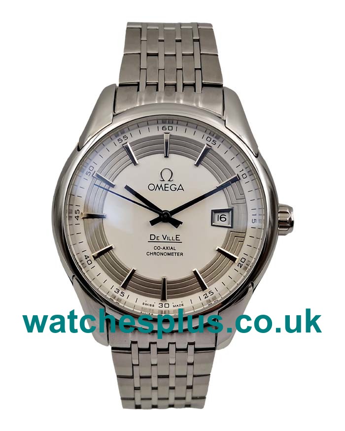 Best Quality 41 MM Omega De Ville 431.30.41.21.02.001 Replica Watches With Silver Dials For Sale