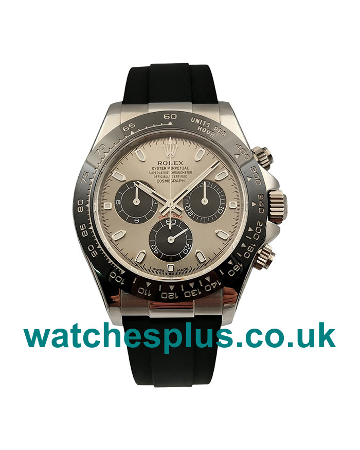 Best Quality UK Gray Dial Rolex Daytona 116519 LN Replica Stainless Steel Case For Men Online