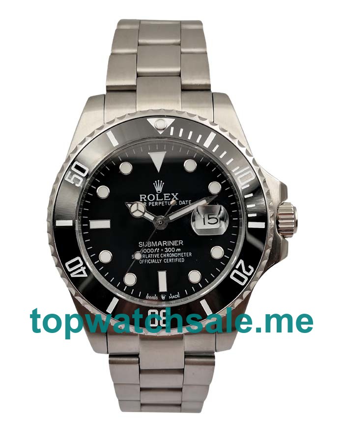 UK Best Quality Rolex Submariner 116610 LN Replica Watches With Black Dials For Men