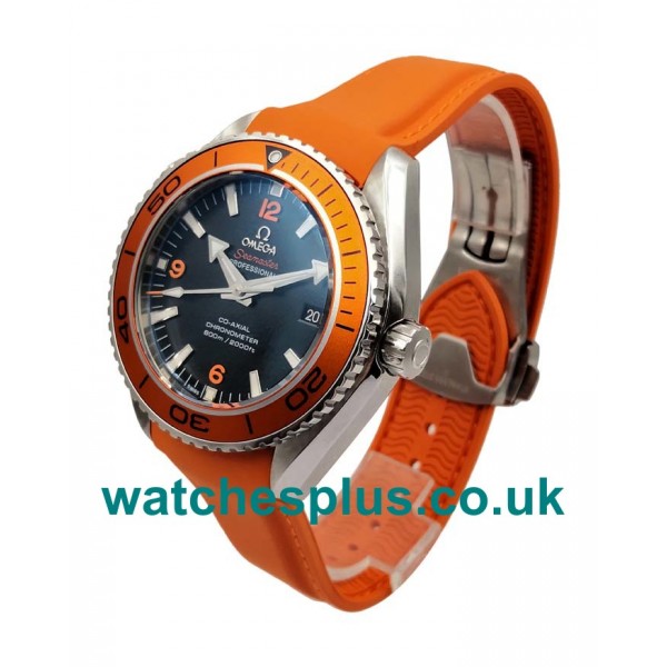 UK Cheap Fake Omega Seamaster Planet Ocean 232.32.42.21.01.001 With Black Dials Steel Cases For Men