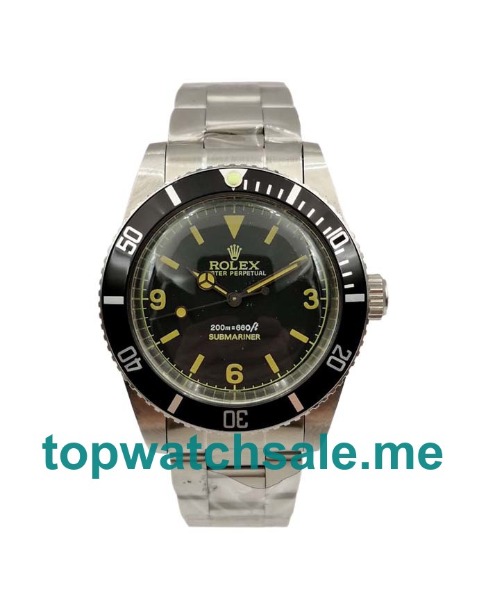 UK AAA Quality Rolex Submariner 5513 Replica Watches With Black Dials For Sale