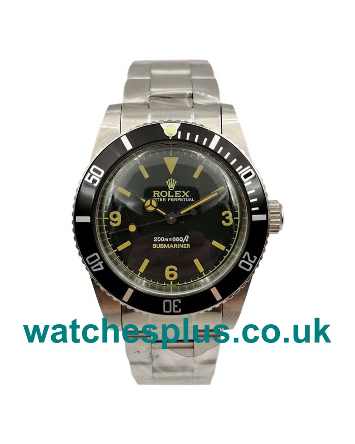 UK AAA Quality Rolex Submariner 5513 Replica Watches With Black Dials For Sale