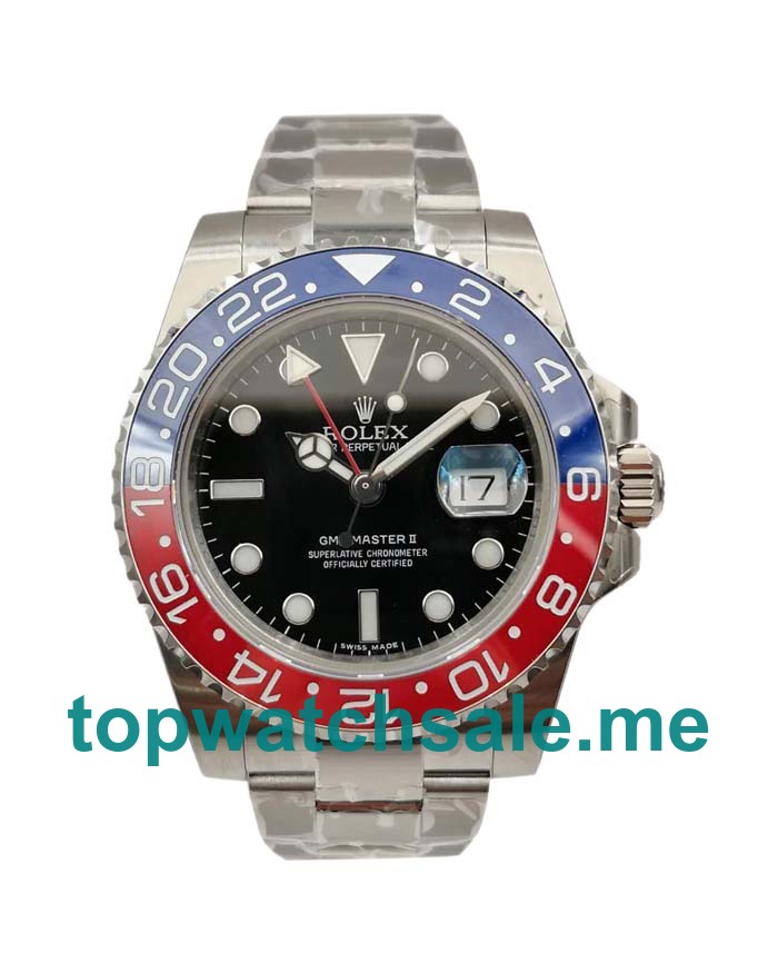 UK Swiss Made Replica Rolex Replica GMT-Master II 116719 With Black Dials For Men