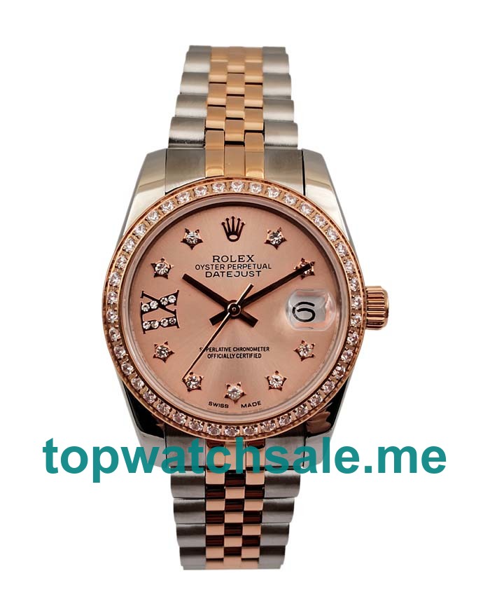 UK Swiss Made Rolex Datejust 279381 31 MM Rose Gold Dials Men Replica Watches