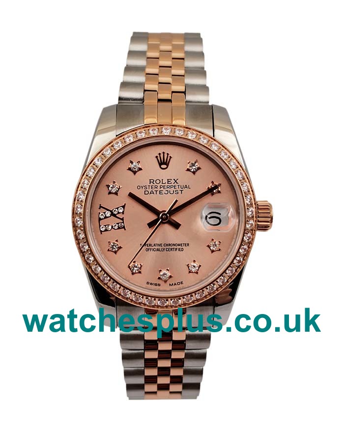 UK Swiss Made Rolex Datejust 279381 31 MM Rose Gold Dials Men Replica Watches