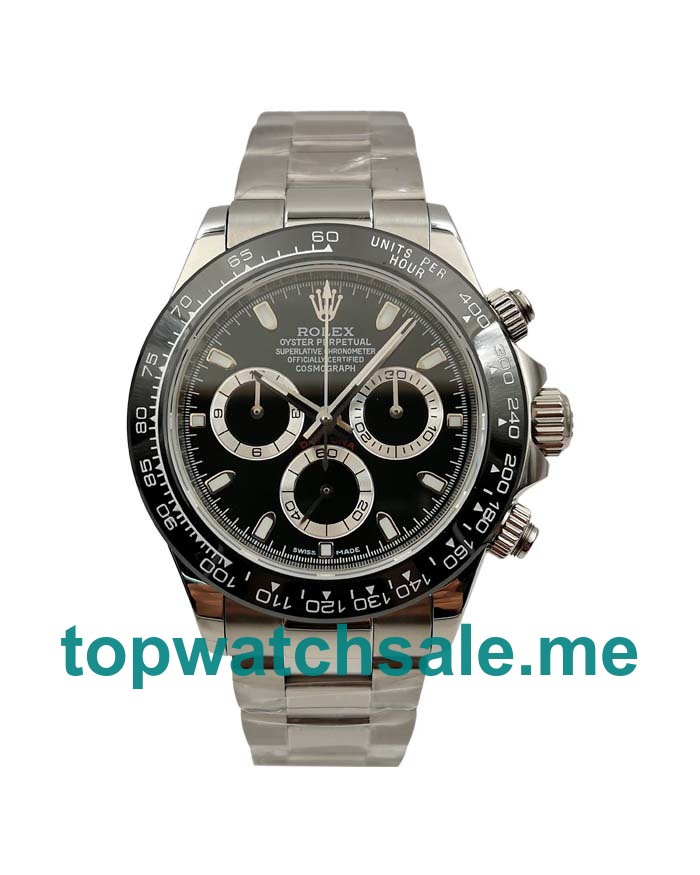 UK Swiss Made Rolex Daytona 116500 40 MM Black Dials Men Replica Watches