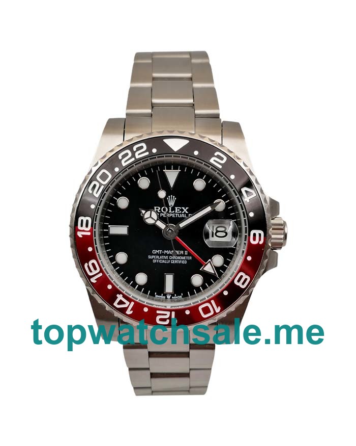 UK Best Quality Rolex GMT-Master II 16710 Replica Watches With Black Dials For Sale