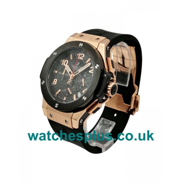 UK Best 1:1 Replica Hublot Big Bang 301.PB.131.RX In 44 MM With Black Dials And Red Gold Cases For Men