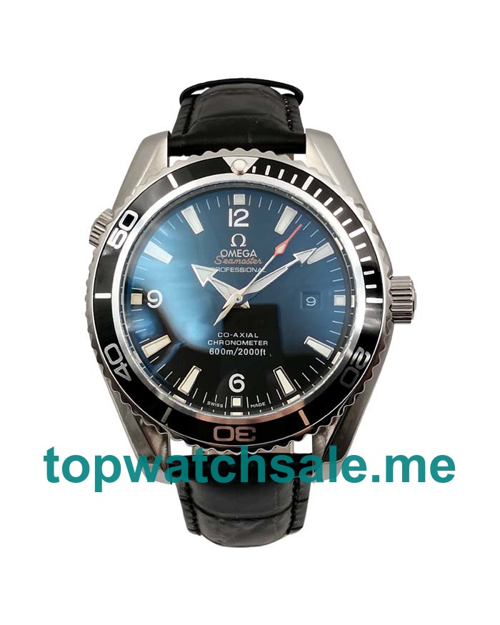 AAA Quality Omega Seamaster Planet Ocean 215.33.44.21.01.001 Replica Watches With Black Dials Online