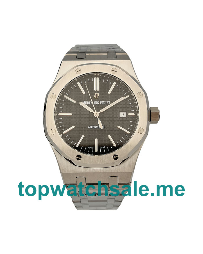 UK Perfect Replica Audemars Piguet Royal Oak 15400ST.OO.1220ST.01 Watches With Black Dials For Men