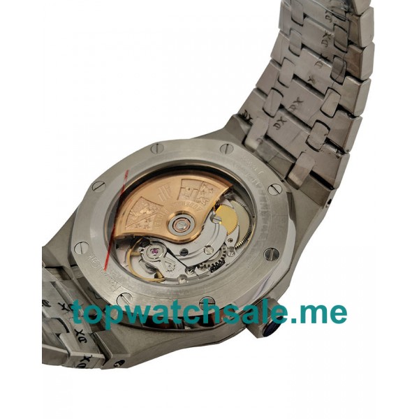 UK Perfect Replica Audemars Piguet Royal Oak 15400ST.OO.1220ST.01 Watches With Black Dials For Men