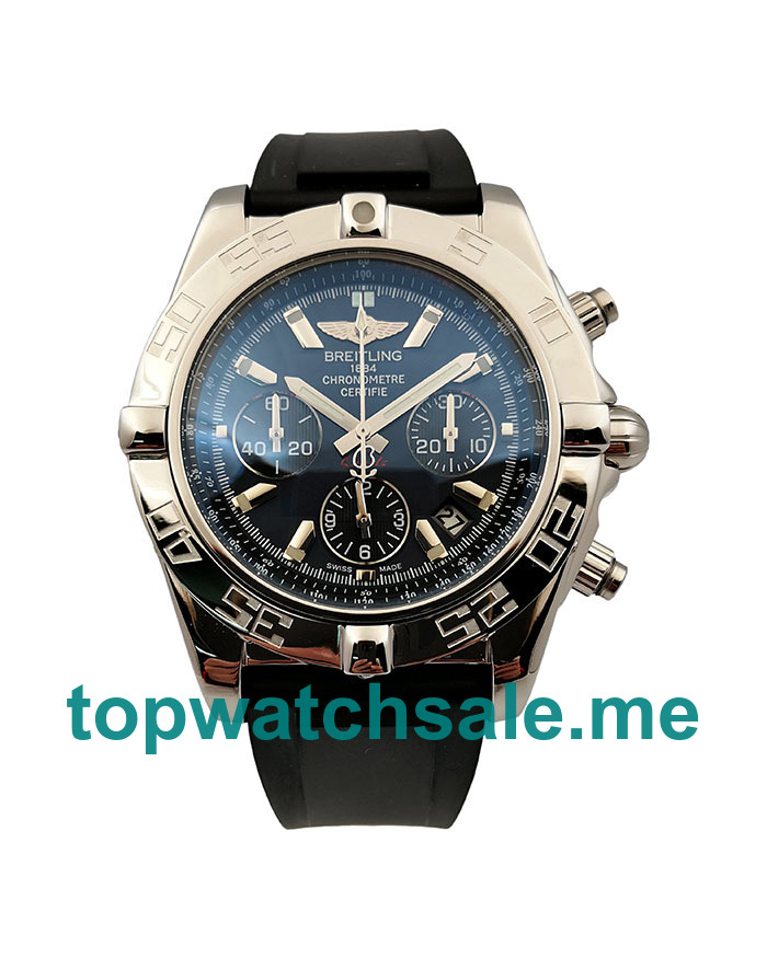 UK Best Quality Replica Breitling Chronomat AB0110 With Blue Dials For Sale