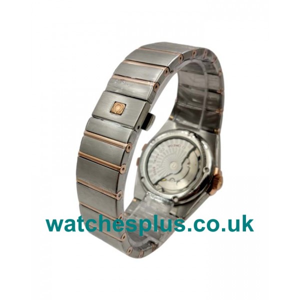 UK Perfect Replica Omega Constellation 123.20.35.20.63.001 With Brown Dials Steel & Rose Gold Cases Online