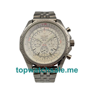 UK Best 1:1 Replica Breitling Bentley Motors A25362 With White Dials And Steel Cases For Sale
