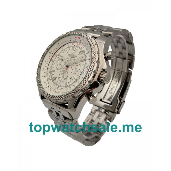 UK Best 1:1 Replica Breitling Bentley Motors A25362 With White Dials And Steel Cases For Sale