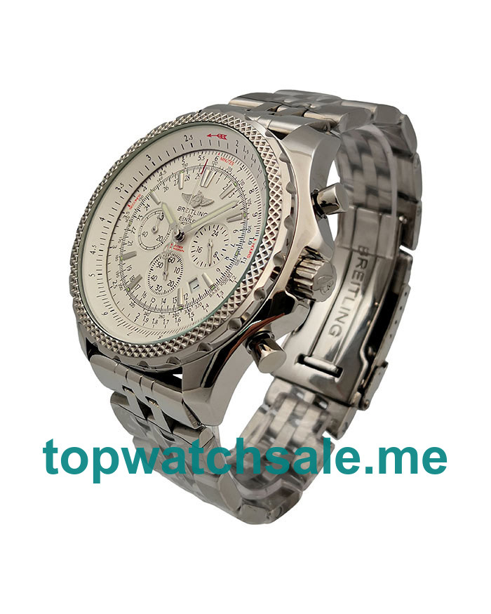 UK Best 1:1 Replica Breitling Bentley Motors A25362 With White Dials And Steel Cases For Sale