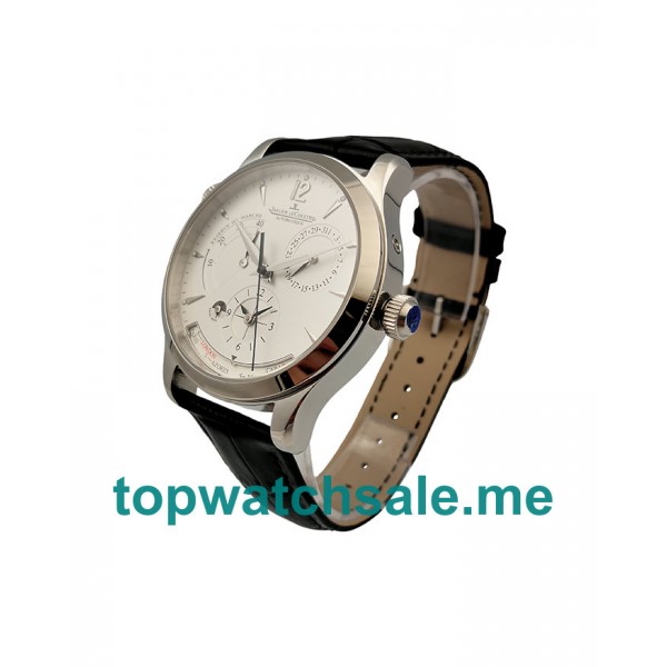 UK Swiss Replica Jaeger-LeCoultre Master 1428421 Watches With White Dials For Men