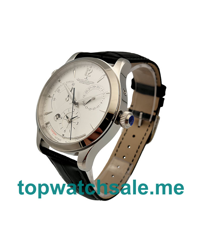UK Swiss Replica Jaeger-LeCoultre Master 1428421 Watches With White Dials For Men