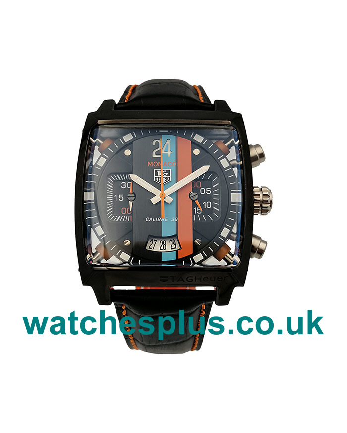 UK Luxury Replica TAG Heuer Monaco CAL5110.FC6265 With Black Dials Steel Cases Online