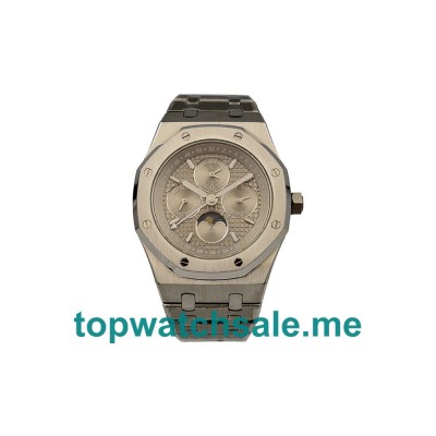 UK Cheap Replica Audemars Piguet Royal Oak 26574ST With Grey Dials Steel Cases For Men