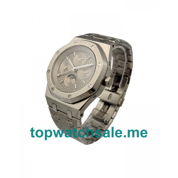 UK Cheap Replica Audemars Piguet Royal Oak 26574ST With Grey Dials Steel Cases For Men