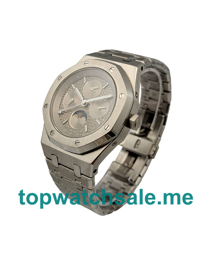 UK Cheap Replica Audemars Piguet Royal Oak 26574ST With Grey Dials Steel Cases For Men